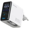 4smarts GaN Flex Screen AI 100W 2xUSB-C + USB-A sieťový nabíjací adaptér biely thumbnail