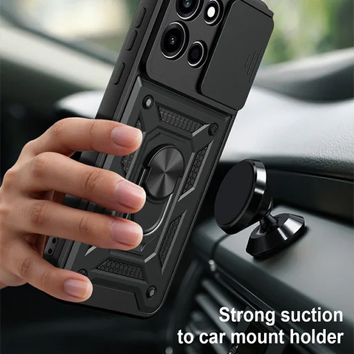 Čierne puzdro Techsuit CamShield pre OnePlus Nord 6 - 6