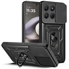 Techsuit - CamShield sorozat - Motorola Moto G37 Power - Fekete tok
