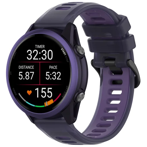 Techsuit - Szíj (W084) - Samsung Galaxy Watch4 40mm - Lila - 2