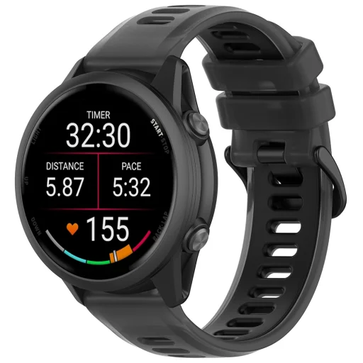 Techsuit - Óraszíj (W084) - Samsung Gear S3 46mm - Fekete - 2