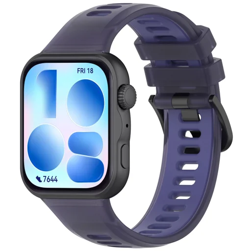 Techsuit - Óraszíj (W084) - Huawei Watch Fit 3 / Fit 4 / Fit 4 Pro / Fit 5 / Fit 5 Pro - Lila - 1