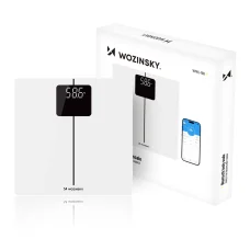 Wozinsky WIWL-180 Bluetooth inteligentná kúpeľňová váha - biela