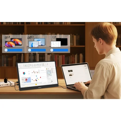 ZEUSLAP ZB156 15,6" prenosný monitor (plastový) - 2