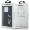 iPhone 16 Pro Karl Lagerfeld FW Jeans Signature Logo fekete tok thumbnail