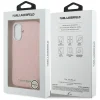 iPhone 16 Karl Lagerfeld FW Stamped Karl MagSafe ružový kryt thumbnail