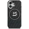 iPhone 16 Karl Lagerfeld IML Choupette Head Logo MagSafe čierny kryt thumbnail