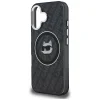 iPhone 16 Karl Lagerfeld IML Choupette Head Logo MagSafe čierny kryt thumbnail