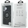 iPhone 16 Karl Lagerfeld IML Choupette Head Logo MagSafe čierny kryt thumbnail