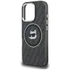 iPhone 16 Pro Karl Lagerfeld IML Choupette Head Logo MagSafe čierne puzdro thumbnail