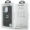 iPhone 16 Pro Karl Lagerfeld IML Choupette Head Logo MagSafe čierne puzdro thumbnail