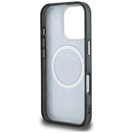 iPhone 16 Pro Karl Lagerfeld IML Choupette Head Logo MagSafe čierne puzdro - 7