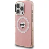iPhone 16 Pro Max Karl Lagerfeld IML Choupette Head Logo MagSafe ružový kryt thumbnail