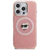 iPhone 16 Pro Max Karl Lagerfeld IML Choupette Head Logo MagSafe ružový kryt thumbnail