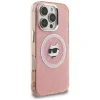 iPhone 16 Pro Max Karl Lagerfeld IML Choupette Head Logo MagSafe ružový kryt thumbnail