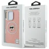 iPhone 16 Pro Max Karl Lagerfeld IML Choupette Head Logo MagSafe ružový kryt thumbnail
