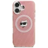 iPhone 16 Pro Karl Lagerfeld IML Choupette Head Logo MagSafe ružový kryt thumbnail