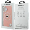 iPhone 16 Pro Karl Lagerfeld IML Choupette Head Logo MagSafe ružový kryt thumbnail