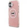 iPhone 16 Pro Karl Lagerfeld IML Choupette Head Logo MagSafe ružový kryt thumbnail