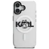 iPhone 16 Karl Lagerfeld IML Choupette Sketch Logo MagSafe priehľadný kryt thumbnail