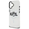 iPhone 16 Karl Lagerfeld IML Choupette Sketch Logo MagSafe priehľadný kryt thumbnail