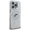 iPhone 16 Pro Max Karl Lagerfeld IML Glitter Karl & Choupette Heads Logo MagSafe szürke tok thumbnail