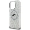 iPhone 16 Pro Max Karl Lagerfeld IML Glitter Karl & Choupette Heads Logo MagSafe szürke tok thumbnail