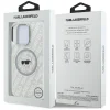 iPhone 16 Pro Karl Lagerfeld IML Karl Head Logo MagSafe sivý kryt thumbnail