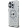 iPhone 16 Pro Karl Lagerfeld IML Karl Head Logo MagSafe sivý kryt thumbnail