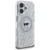 iPhone 16 Karl Lagerfeld IML Karl Head Logo MagSafe sivé puzdro thumbnail