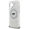 iPhone 16 Karl Lagerfeld IML Karl Head Logo MagSafe sivé puzdro thumbnail