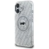 iPhone 16 Karl Lagerfeld IML Karl Head Logo MagSafe sivé puzdro thumbnail