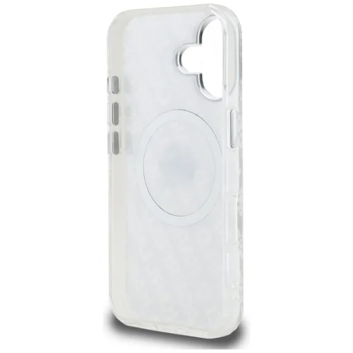 iPhone 16 Karl Lagerfeld IML Karl Head Logo MagSafe sivé puzdro - 7