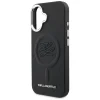 iPhone 16 Karl Lagerfeld Initial & Metal Logo MagSafe čierny kryt thumbnail