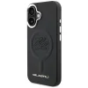 iPhone 16 Karl Lagerfeld Initial & Metal Logo MagSafe čierny kryt thumbnail