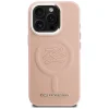 iPhone 16 Pro Max Karl Lagerfeld Initial & Metal Logo MagSafe ružový kryt thumbnail