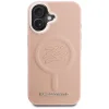 iPhone 16 Karl Lagerfeld Initial & Metal Logo MagSafe ružový kryt thumbnail