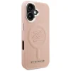 iPhone 16 Karl Lagerfeld Initial & Metal Logo MagSafe ružový kryt thumbnail