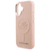 iPhone 16 Karl Lagerfeld Initial & Metal Logo MagSafe ružový kryt thumbnail