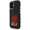 iPhone 16 Karl Lagerfeld Silicone Heart Sign Logo MagSafe čierny kryt thumbnail
