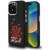 iPhone 16 Pro Max Karl Lagerfeld Silicone Heart Sign Logo MagSafe čierny kryt thumbnail