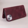 Honor 600 Lite Smart Suede tok bordó thumbnail
