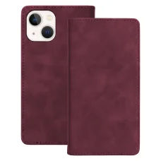 iPhone 11 Okos Velúr bordó tok