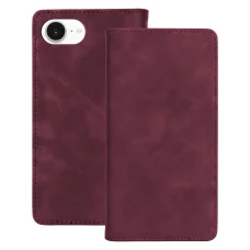 iPhone 16e / 17e Okos Velúr bordó tok