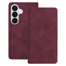 Samsung Galaxy S26 Smart velúrové puzdro bordové puzdro