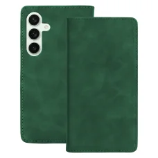 Samsung Galaxy S25 Smart velúrové zelené puzdro