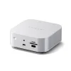 Satechi Thunderbolt 5 CubeDock s boxom pre SSD (3x TBT 5 Downstream porty, TBT 5 Host port 140W, 2x USB-C 3.2, 2x USB-A 3.2, 2,5 Gigabit Ethernet, čítačka SD a microSD kariet, box pre M.2 NVMe SSD, aktívne chladenie) - EU - strieborný thumbnail
