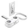 Orico AP3 20W GaN 5in1 sieťový rozbočovač 2x AC + 2x USB-A + 1x USB-C - biely thumbnail
