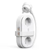 Orico AP3 20W GaN 5in1 sieťový rozbočovač 2x AC + 2x USB-A + 1x USB-C - biely thumbnail