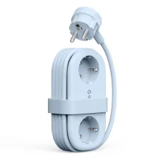 Orico AP3 65W GaN 6v1 sieťový rozbočovač 2x AC + 2x USB-A + 2x USB-C - modrý